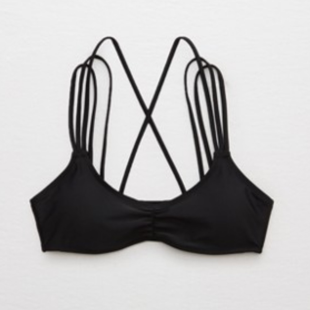 Aerie Black Bikini Top